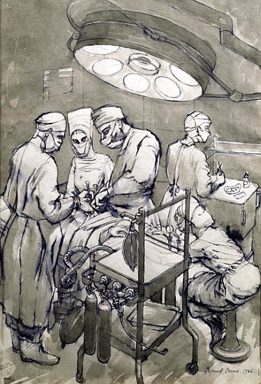 The Operation Theatre a  Osmund  Caine