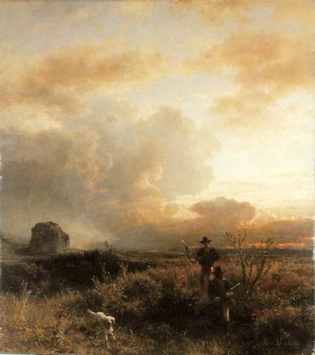 Clearing Thunderstorm in the Countryside a Oswald Achenbach