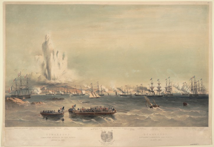 Bomarsund. Combined attack on the forts. August 15, 1854 a Oswald Walter Brierly