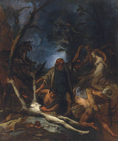 Witches at a black mass a Ottaviano Dandini