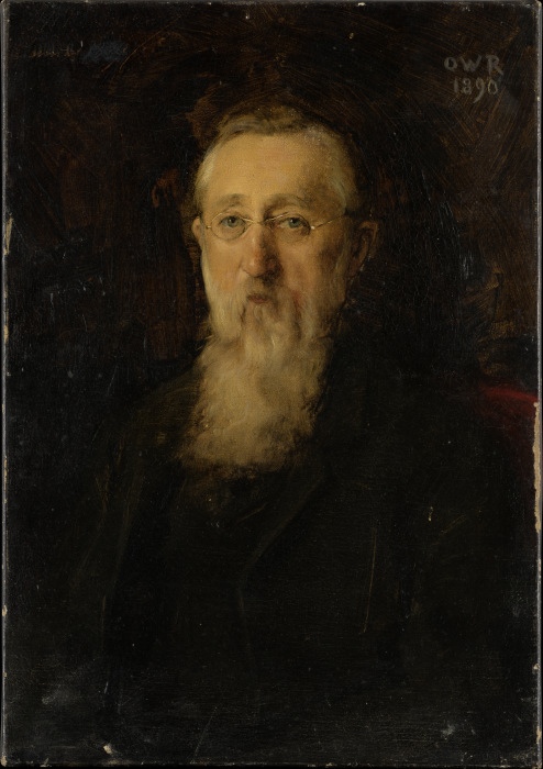 Portrait of Reinhard Roederstein (father of the painter) a Ottilie Roederstein