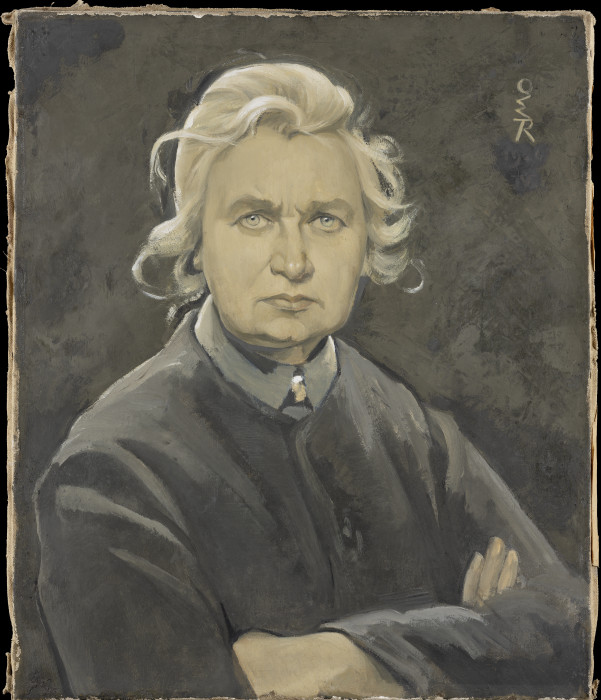 Self-Portrait with Folded Arms a Ottilie Roederstein