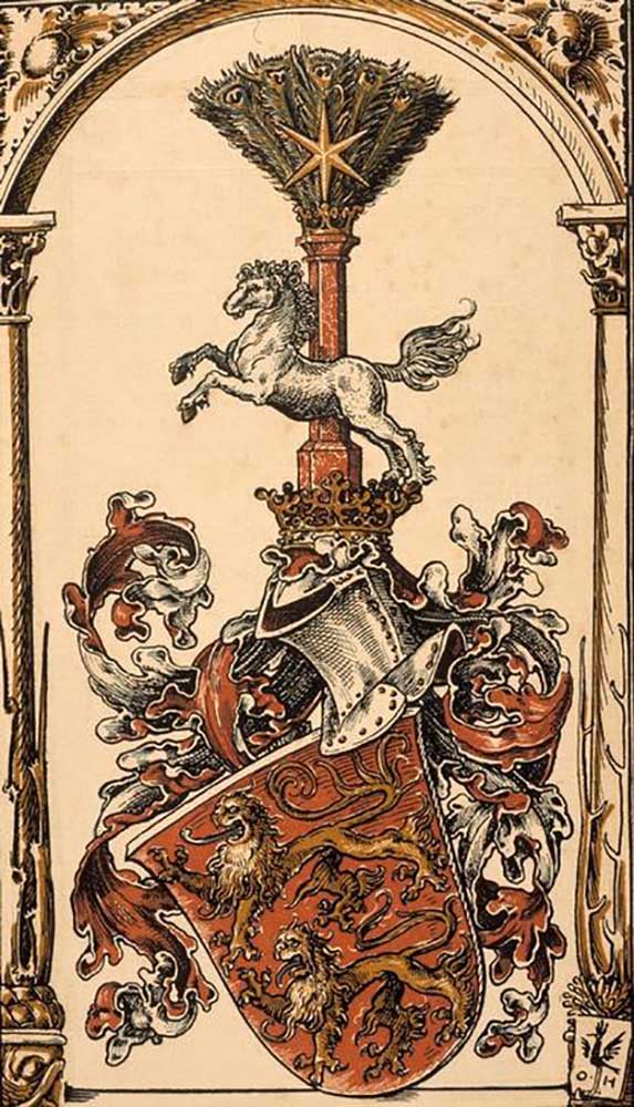 The root coat of arms of the German princely houses: The Welfen a Otto Hupp