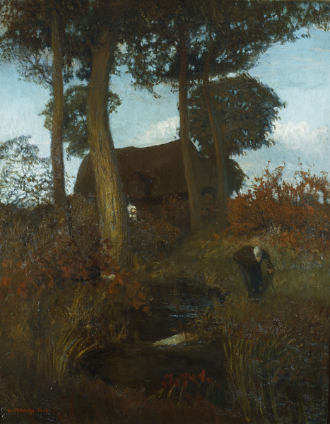 The Old House in Worpswede a Otto Modersohn