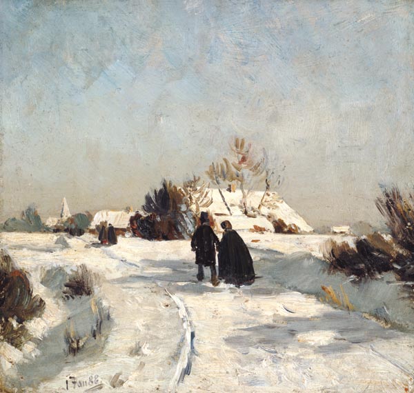 New Year's Day a Otto Modersohn