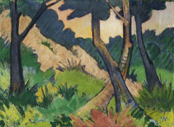 Landschaft III. a Otto Mueller