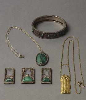 Necklace, bracelet and buckles