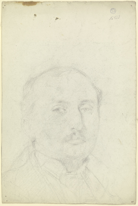 Portrait of a man a Otto Scholderer