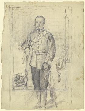 Bildnis eines Mannes in Uniform
