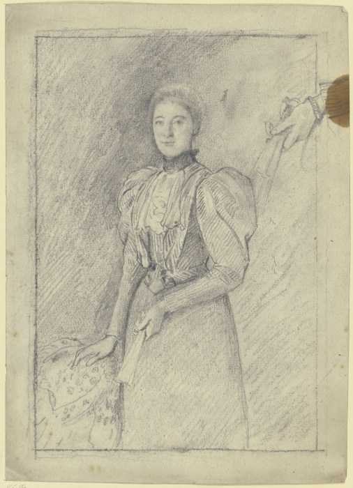 Portrait of Miss Martin a Otto Scholderer