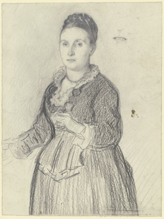 Portrait of Mrs Tom Plews a Otto Scholderer