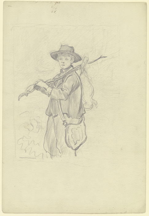 The young gamekeeper a Otto Scholderer