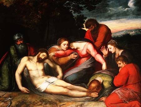 The Lamentation of Christ a Otto van Veen