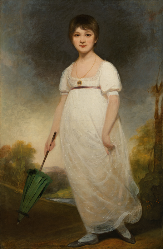 Portrait of Jane Austen (1775-1817) the 'Rice Portrait' a Ozias Humphry