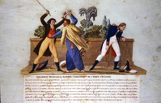 The Assassination of General Kleber by a Fanatic, 14th June 1800 a P. A. Lesueur
