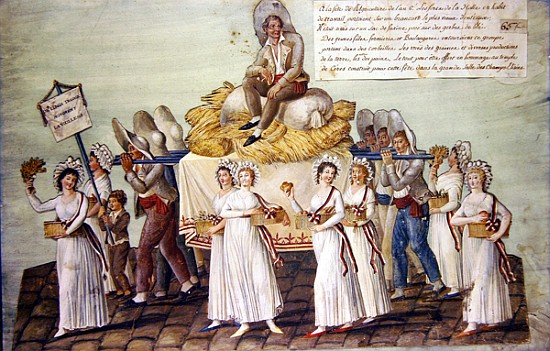 The Feast of Agriculture in 1796 at Paris a P. A. Lesueur