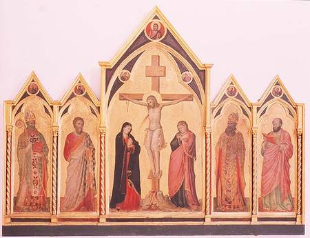 Crucifixion with Saints a Pacino  di Buonaguida