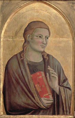 St. John the Evangelist (tempera on panel) a Pacino  di Buonaguida
