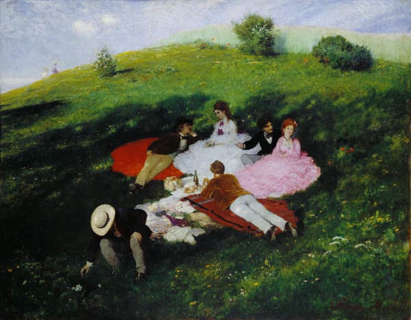 Picnic in May a Pal Szinyei Merse