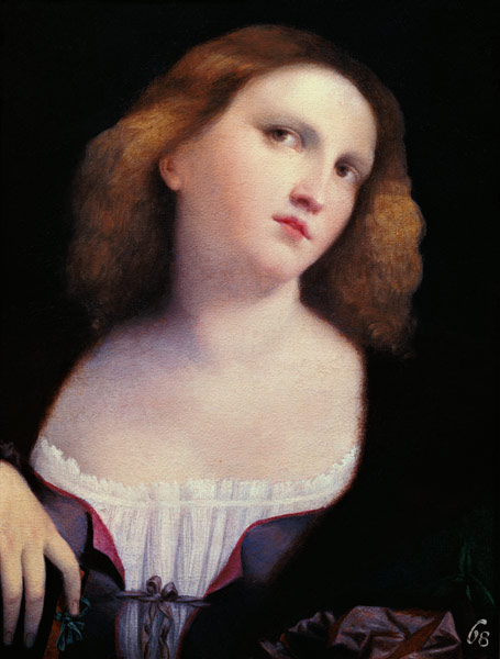 Woman portrait. a Palma il Vecchio (eigentl. Jacopo Negretti)