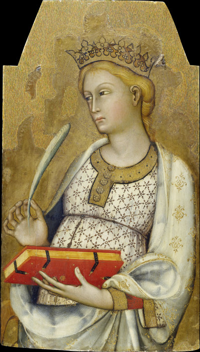 Saint Catherine of Alexandria a Paolo di Giovanni Fei