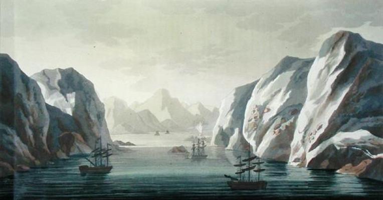 Seeking the North West Passage - the British Voyage to Spitzbergen, 1818, from 'Le Costume Ancien et a Paolo Fumagalli