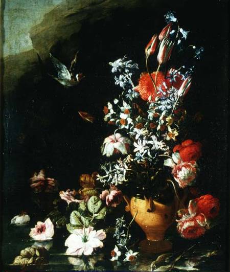 Still Life of Flowers a Paolo Porpora