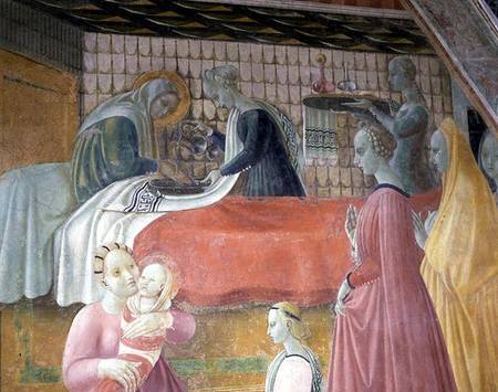 Birth of the Virgin, from the Chapel of the Assumption a Paolo Uccello