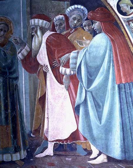 The Dispute of St. Stephen, detail of The Saint Preaching, from the Cappella dell'Assunta (Chapel of a Paolo Uccello