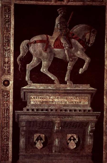 Equestrian Monument of Sir John Hawkwood (1320-94) a Paolo Uccello