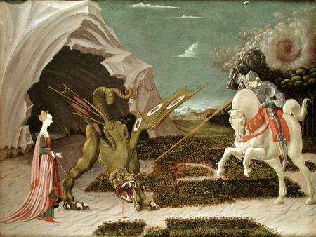 St. George and the Dragon a Paolo Uccello