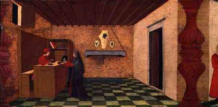 Predella of the Profanation of the Host: The Christian Woman Forced to Redeem her Cloak at the Price a Paolo Uccello