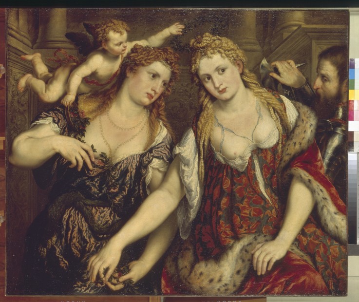 Flora, Venus, Mars and Cupid a Paris Bordone