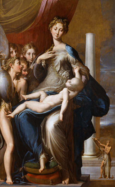 Madonna mit dem langen Hals (... Dal collo lungo) a Parmigianino