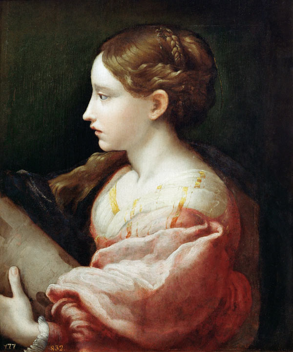 Saint Barbara a Parmigianino