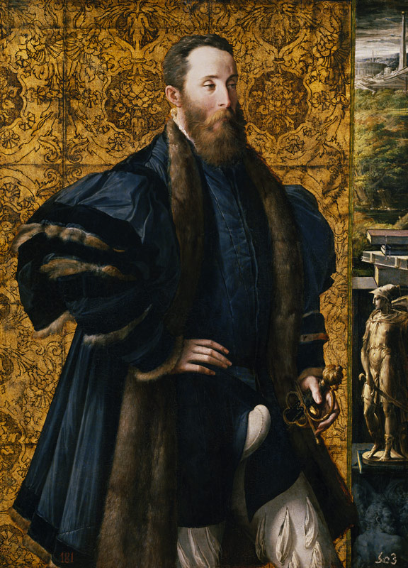 Portrait of Pier Maria Rossi di San Secondo a Parmigianino