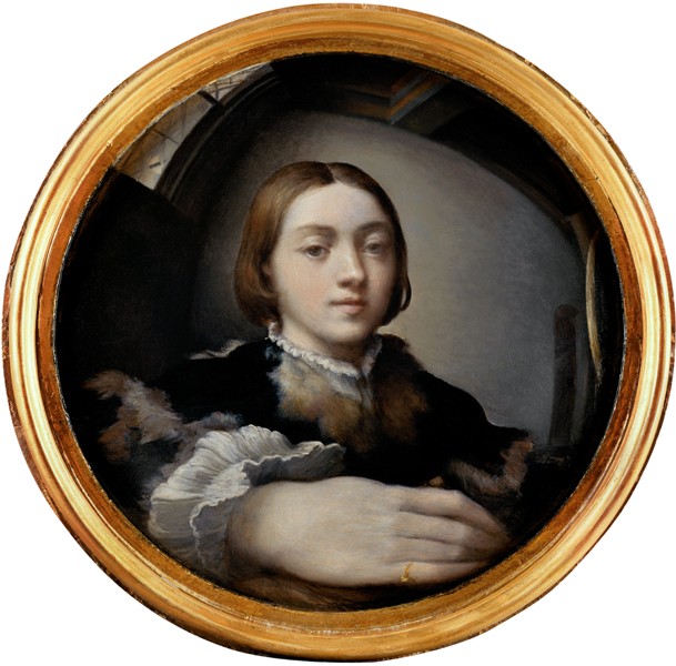 Self-Portrait in a Convex Mirror a Parmigianino