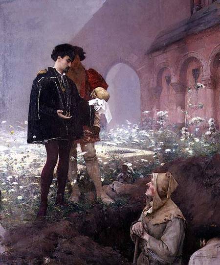 Hamlet and the Grave Digger a Pascal  Dagnan-Bouveret Il Giovane