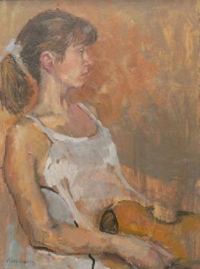 Girl with violin