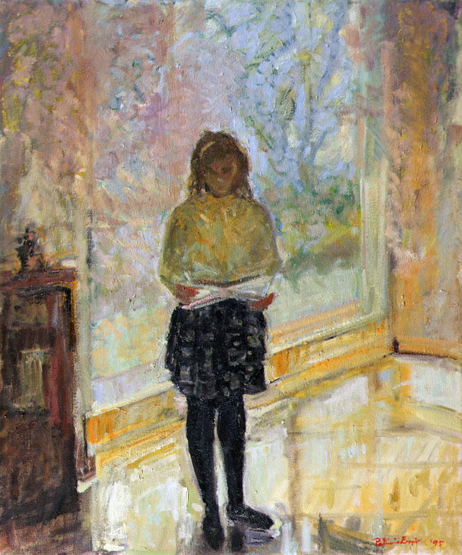 Clara Singing, 1995 (oil on canvas)  a Patricia  Espir