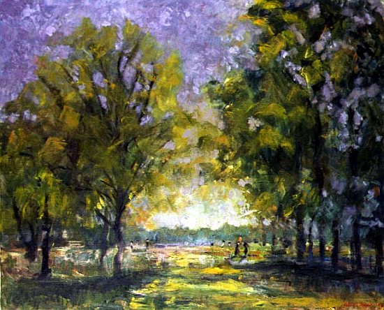 Park in October, 1998 (oil on canvas)  a Patricia  Espir
