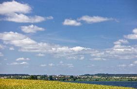 Landschaft der Uckermark in Brandenburg