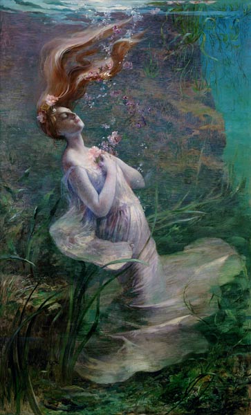 Ophelia Drowning a Paul Albert Steck