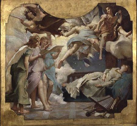 The Dream of St. Cecilia a Paul Baudry