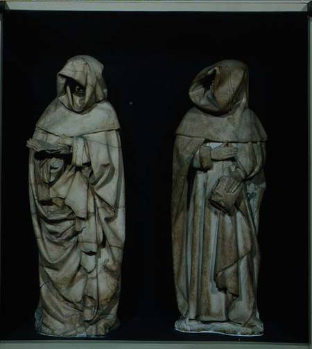 Two Mourners, from the Tomb of Duc de Berry in Bourges Cathedral a Paul Bobillet