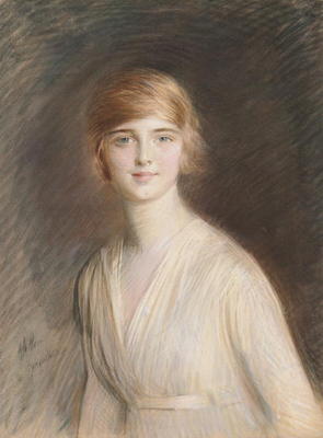 Portrait of Jacqueline (pastel on paper) a Paul Cesar Helleu