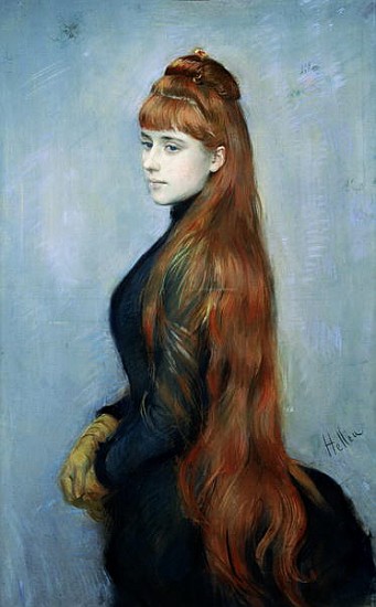 Portrait of Mademoiselle Alice Guerin a Paul Cesar Helleu