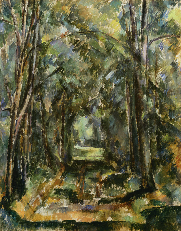 Avenue at Chantilly a Paul Cézanne