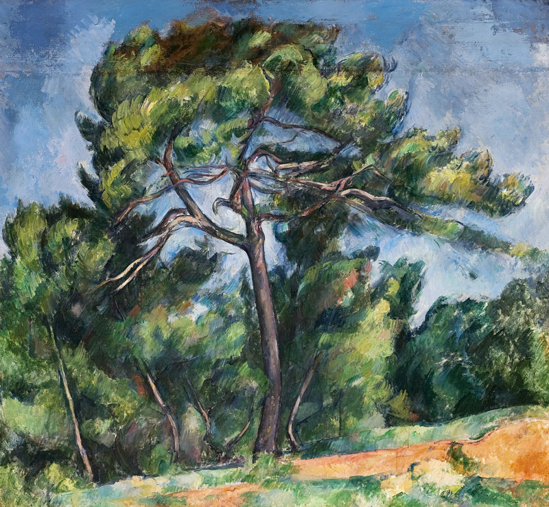 The great pine a Paul Cézanne