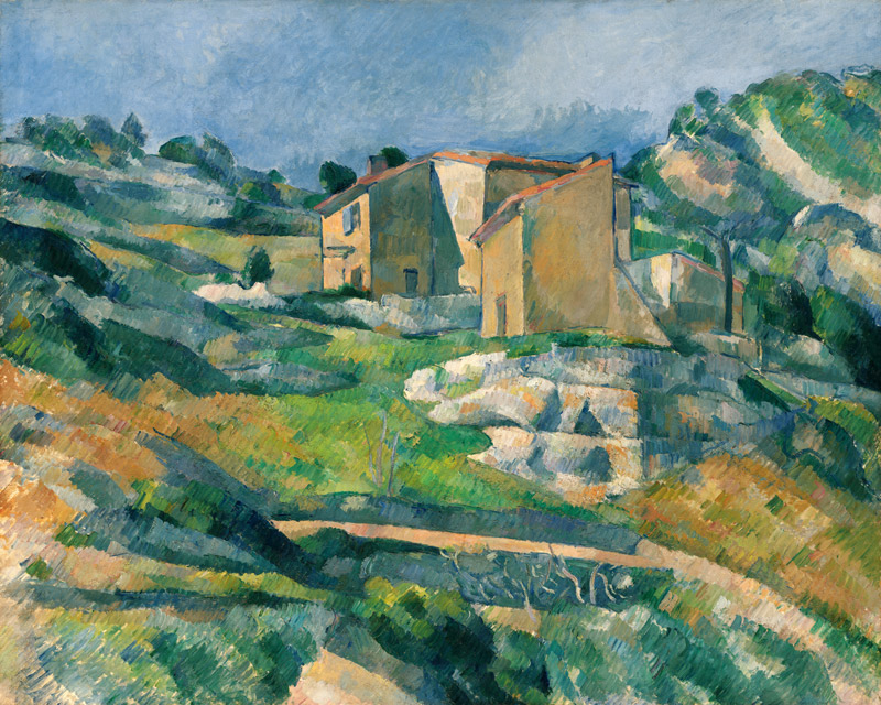 Houses in Provence: The Riaux Valley near L’Estaque a Paul Cézanne